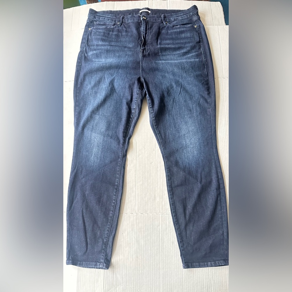 Good American GOOD LEGS SKINNY JEANS GL899T BLUE224 Size 24W